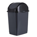 Superio Kitchen Trash Can with Swing Top Lid 9 Gallon Slim Waste Bin 37 Qt by Superio