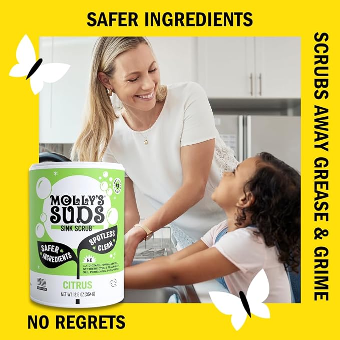 Molly's Suds Sink and All Purpose SCRUB | Gently Removes Stains, Scrubs Away - Image 4