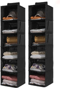 2 Packs Hanging Closet Organizer Storage, 6-Shelf Hanging Shelves by WelcometoYRCBEHFU
