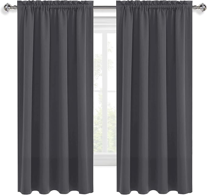 DWCN Kitchen Blackout Short Curtains - Image 9