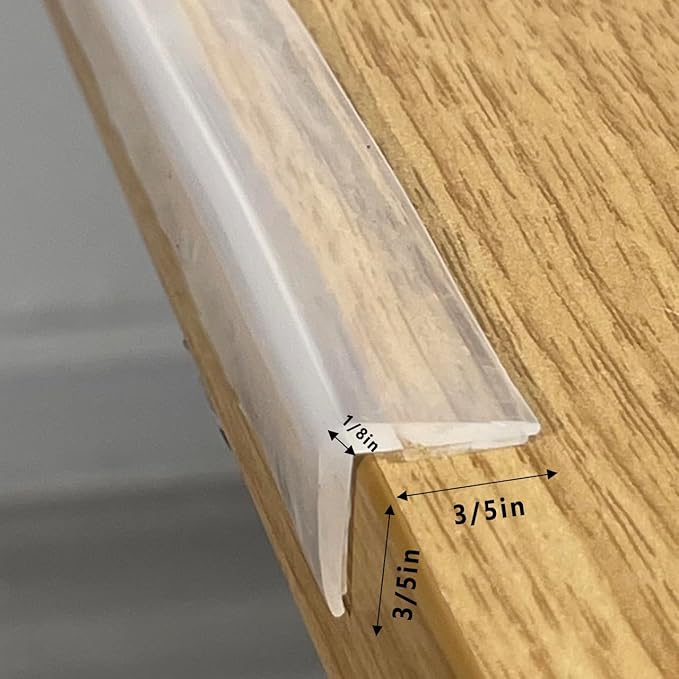 Edge Protector 100% Silicone, Baby Proofing Clear Table Corners Guards - Image 2