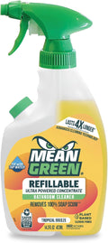 Mean Green Refillable Ultra Powered CONCENTRATE Bathroom Cleaner, Tropical by MeanGreen