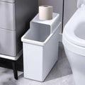 JOYBOS Bathroom Trash Can, Small Dogproof Garbage Can by JOYBOS