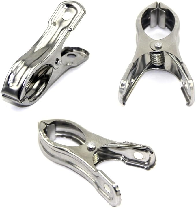 Row Cover Clips 40 Pack 2.2 Inch Stainless Steel Clothes Pins, Towel Clips - Image 5