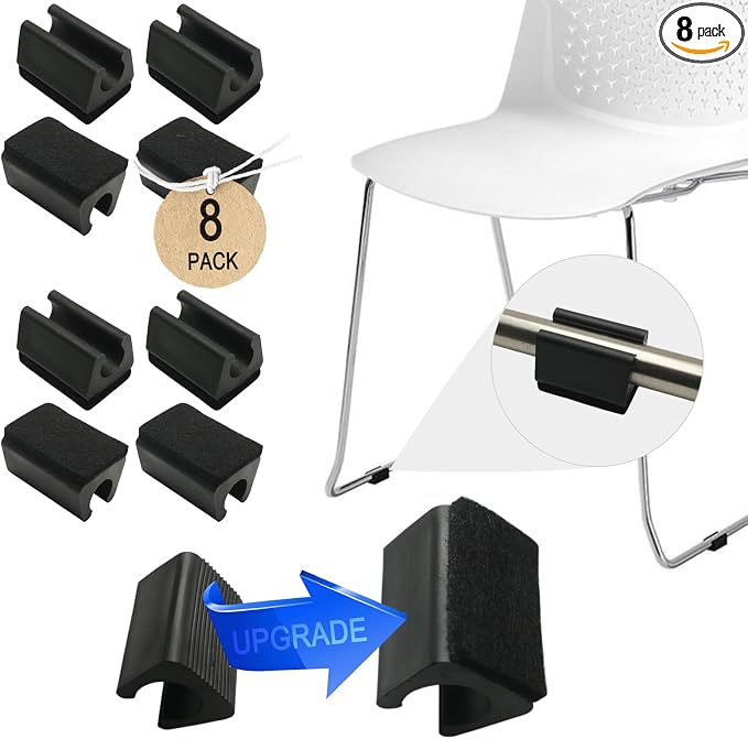 Rectangle U Shaped Chair Leg Tips Cap by FURCAPS