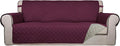 PureFit Reversible Quilted Sofa Cover, Water Resistant Slipcover Furniture by PureFit