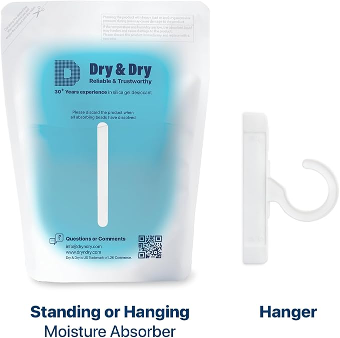 Dry & Dry 50 Packs Hybrid Moisture Absorbers & Musty Odor Eliminator - Image 9