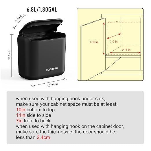 Compost Bin Hanging Trash Can - Image 5