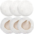 Linkstyle 6PCS 7 Inch Wool Buffing Pads Kit, Lambs Wool Polishing Bonnet Pads by Linkstyle