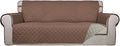 PureFit Reversible Quilted Sofa Cover, Water Resistant Slipcover Furniture by PureFit