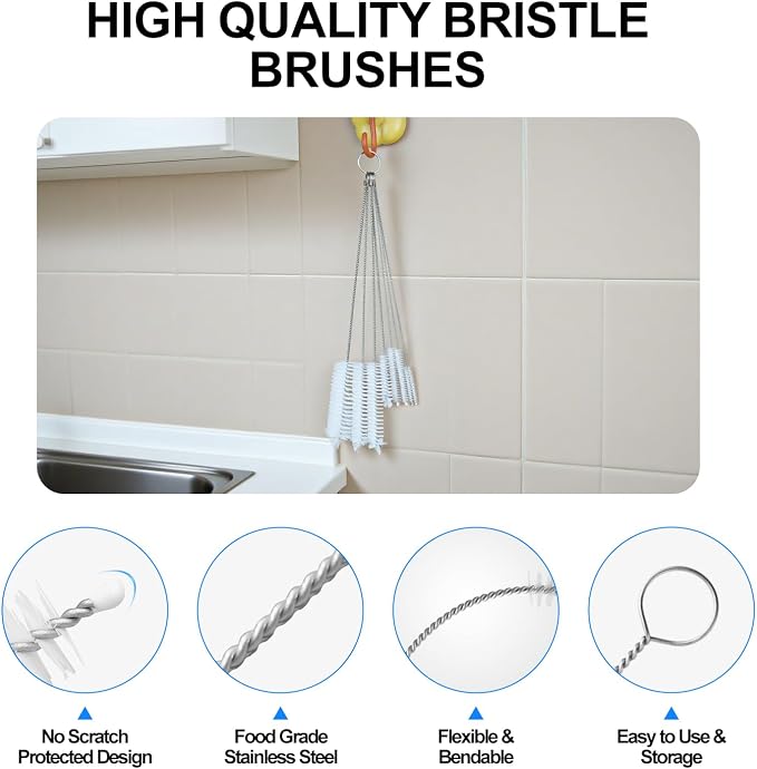 8 Pack Straw Brush Cleaner - Image 8