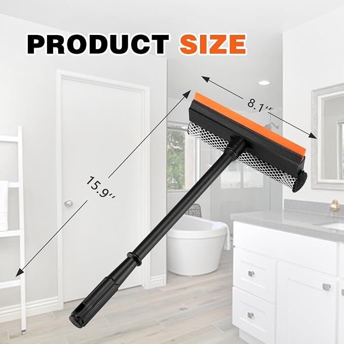2 in1 Window Squeegee for Car, Window Cleaner - Image 5
