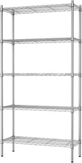 Auslar 5-Shelf Storage Shelves Heavy Duty 5 Tiers Standing Large Shelving Units by Auslar