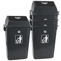 18 Gallon Grey Commercial Trash Can by Parlynies