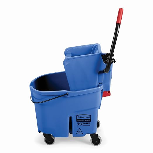 Rubbermaid Commercial Products WaveBrake 35 QT Side-Press Mop Bucket and - Image 3