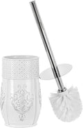 Creative Scents White Toilet Brush and Holder by CreativeScents