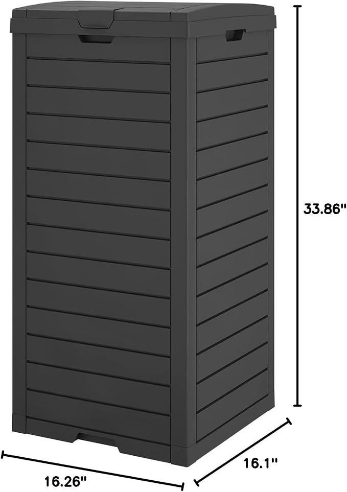 Outdoor Trash Can, 31 Gallon Garbage Can - Image 10