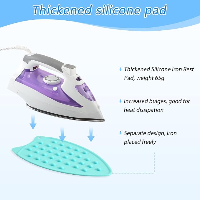Castle Bats Rose Halloween Ironing Mat - Image 3