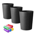 Small Trash Can 3 Pack 1.8 Gallons, Bathroom Trash Can & Garbage Can by Unknown