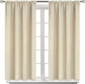BGment Beige Blackout Curtains 40 Inches Long by BGment