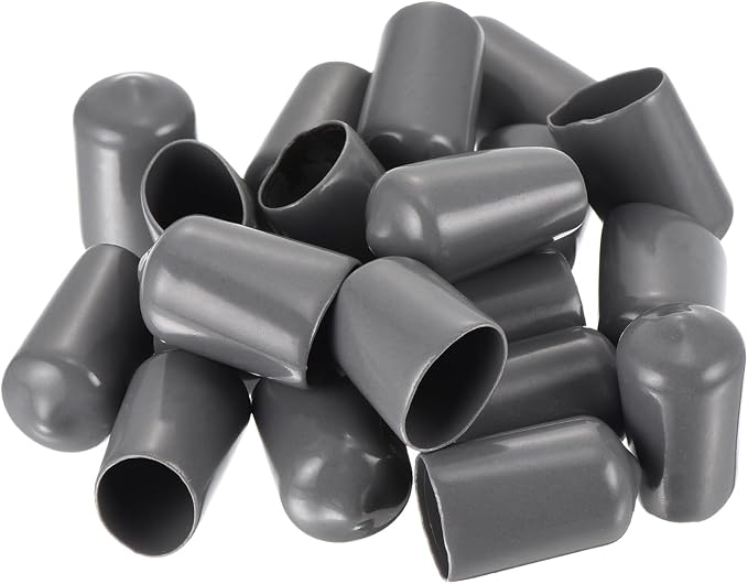 uxcell 20pcs Rubber End Caps 13mm ID Vinyl PVC Round Tube Bolt Cap Cover Screw - Image 4
