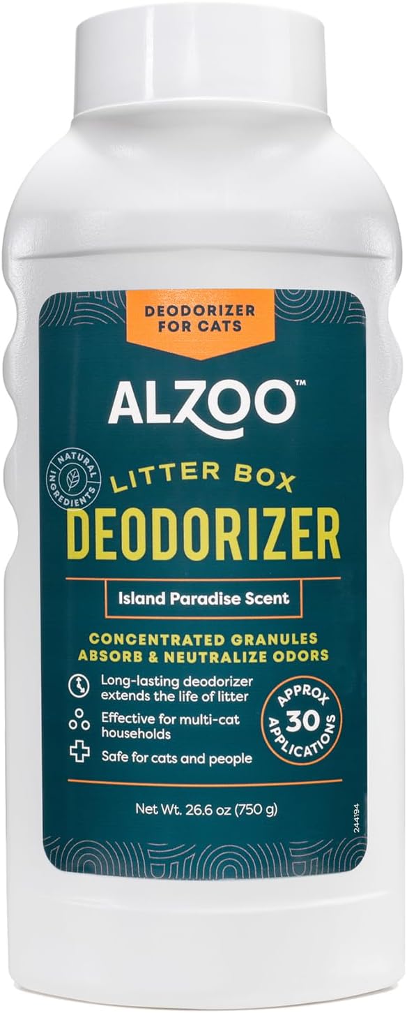 ALZOO Cat Litter Deodorizer, Concentrated Granules Absorb & Help Neutralize by ALZOO