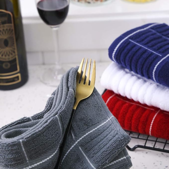 Anyi Kitchen Dish Towels Heavy Duty Absorbent Dish Cloths - Image 6