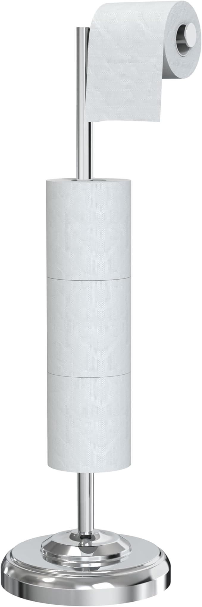 Freestanding Toilet Paper Holder Stand by WZKALY