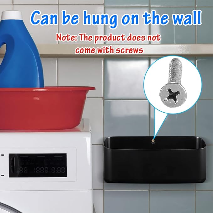 Picowe Magnetic Laundry Storage, Large Lint Holder Bin - Image 6
