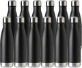 MEWAY 17oz Sport Water Bottle 12 Pack Vacuum Insulated Stainless Steel by MEWAY