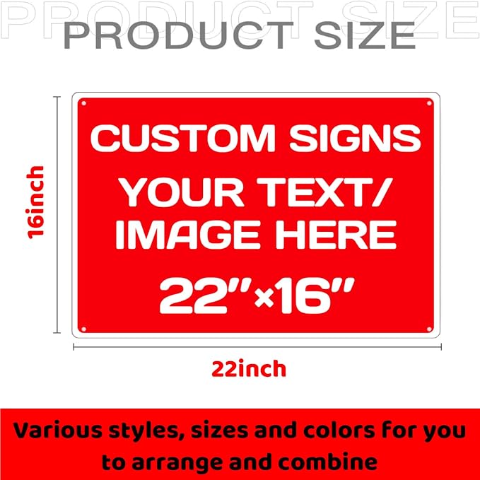Personalized Aluminum Weatherproof Metal Sign - Image 2