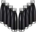 VEGOND 17oz Stainless Steel Water Bottles Bulk, Reusable Metal Sports Water by VEGOND