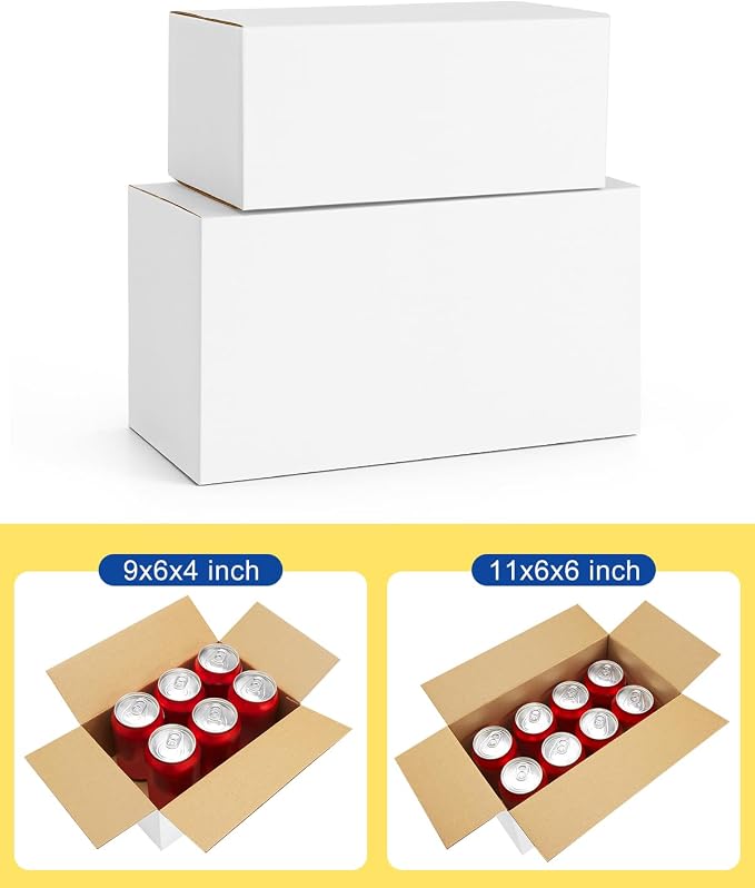 Assorted-Sizes-Shipping-Boxes-40-Pack: 9x6x4 & 11x6x6 - Image 3