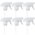 6-Pack Transparent White Trigger Sprayer by TopHomeStore