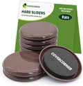 Furniture Sliders for Carpet 8 PCS by COVERCORNER