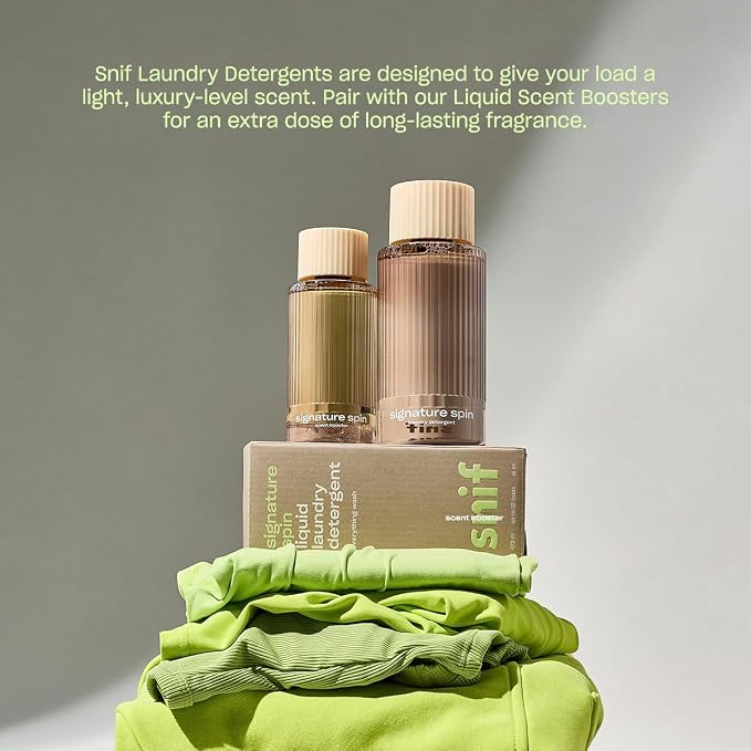 Snif Signature Spin Scent Booster, Clean and Crisp Scent, 25 Loads, - Image 4