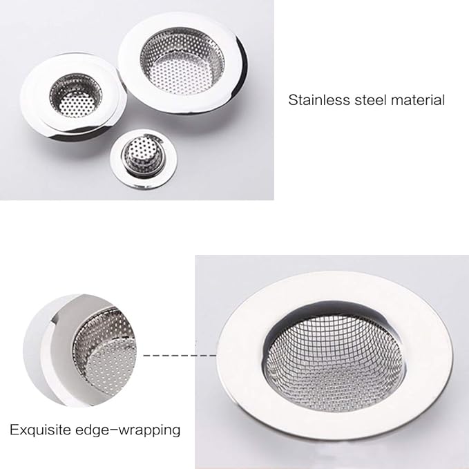 Shower Drain, Bathtub Drain Cover, Sink Tub Drain Stopper, Sink Strainer - Image 3