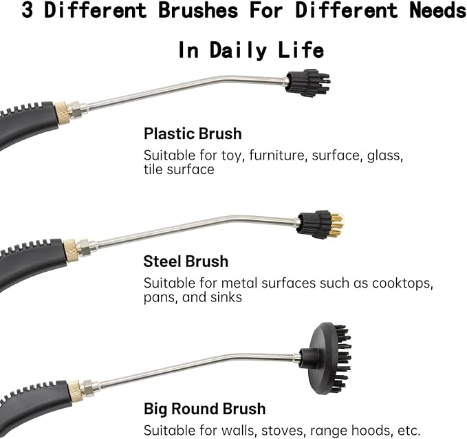 Handheld Steam Cleaner, 2500W Steam Cleaner, High Pressure Steamer - Image 3