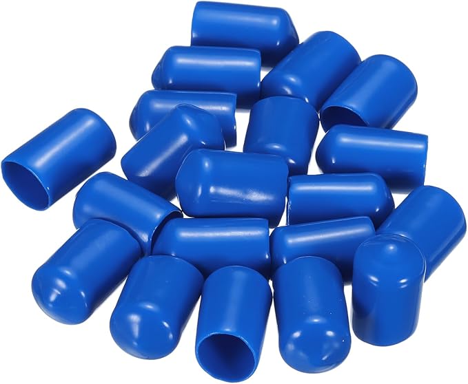 uxcell 20pcs Rubber End Caps 13mm ID Vinyl PVC Round Tube Bolt Cap Cover Screw - Image 4
