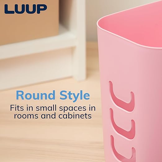 STORi Luup Bathroom Wastebasket, Secure Grocery Bags, Plastic Garbage Container - Image 6