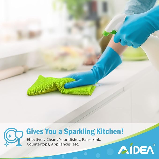 AIDEA Microfiber Cleaning Cloth-100PK, Soft Microfiber Towels - Image 5