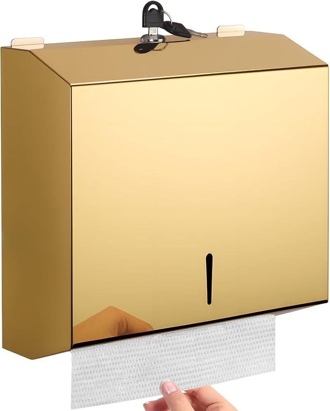 Wall Mounted Stainless Steel Paper Towel Dispenser by Gorlary