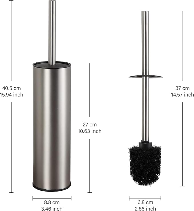 BGL Toilet Brush and Holder, Stainless Steel Toilet Brushes - Image 5