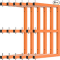 Lumber Rack Wall-Mounted Lumber Storage Rack, Heavy Duty Wood Storage Racks by Riciakik