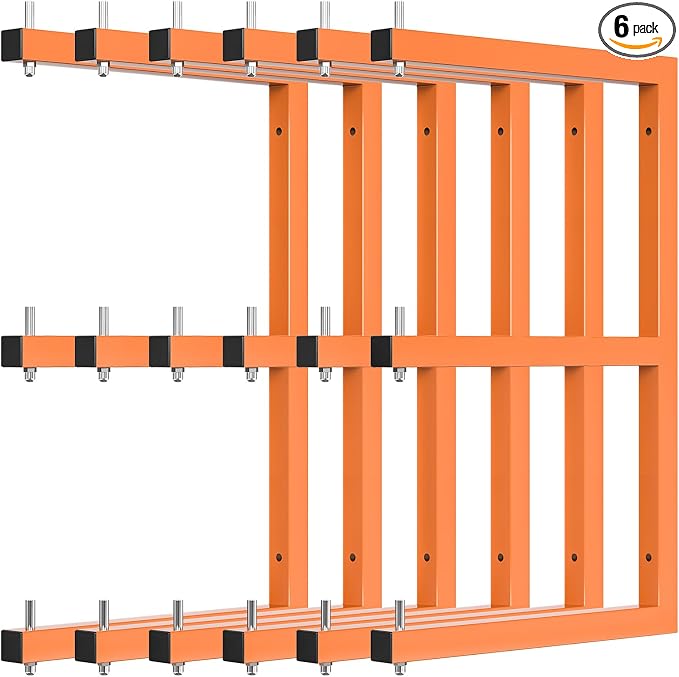Lumber Rack Wall-Mounted Lumber Storage Rack, Heavy Duty Wood Storage Racks by Riciakik
