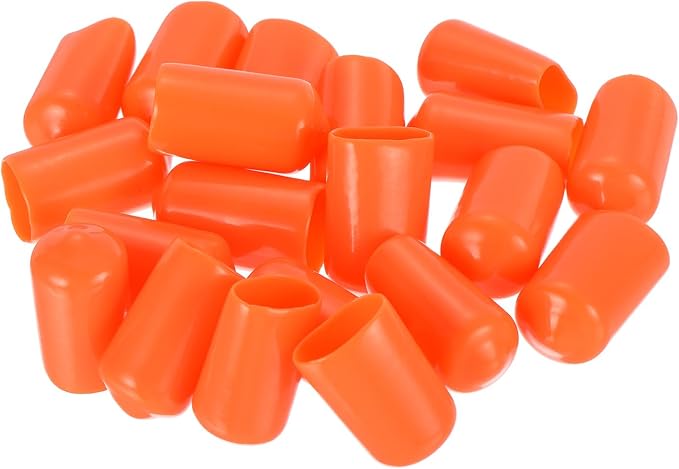 uxcell 20pcs Rubber End Caps 12mm ID Vinyl Round Tube Bolt Cap Cover Screw - Image 4