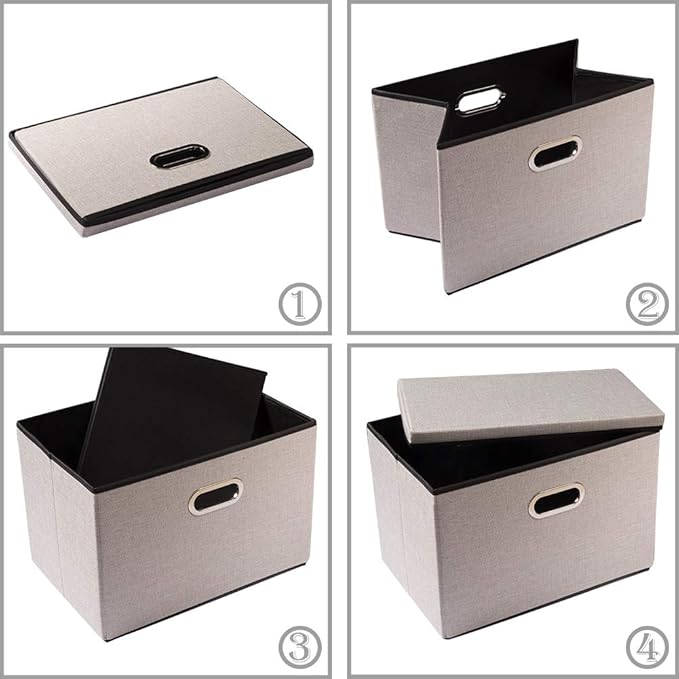 PRANDOM Extra Large Collapsible Storage Bins - Image 6
