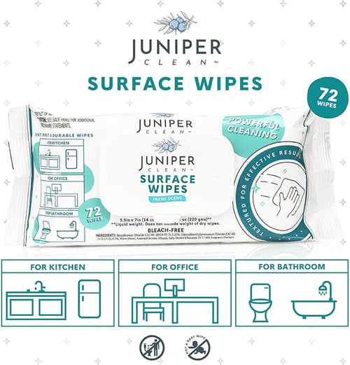 1 Pack Surface Cleaning Wipes Bleach Free, All-Purpose Cleaner - Image 2