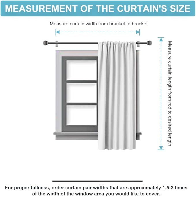 RYB HOME Bedroom Balckout Curtains - Image 8