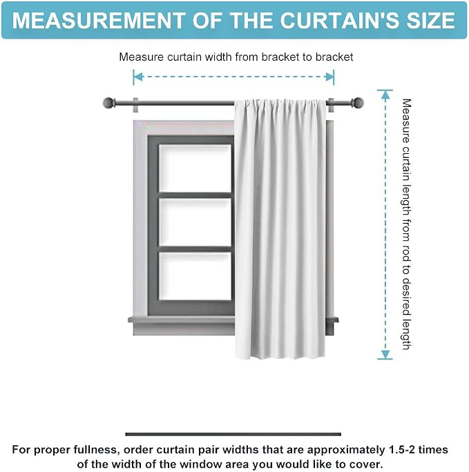 RYB HOME Blackout Curtains for Living Room - Image 8
